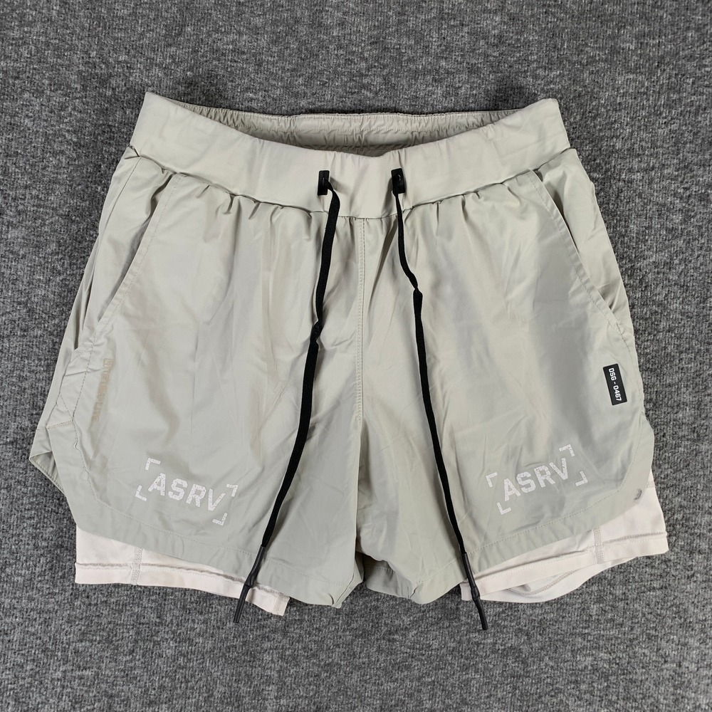 ASRV Shorts Men Medium Tetra Lite Performance Athleisure Run Gym Lined
